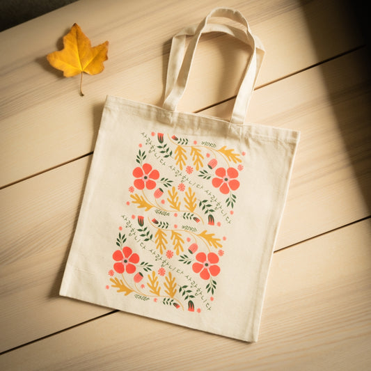 Floral Loving You Tote Bag